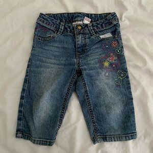 SONOMA little girls jeans/caprees medium wash
